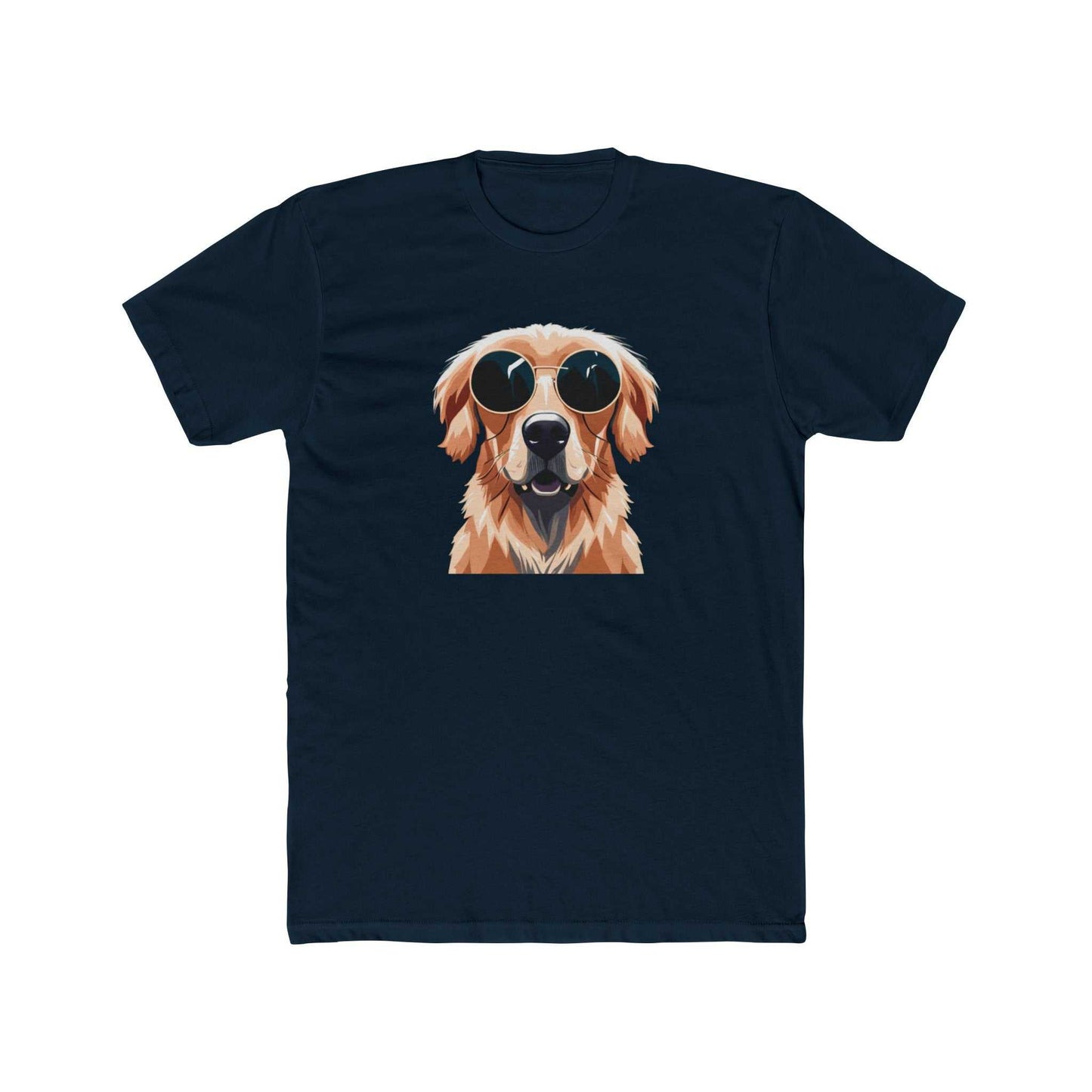 Cool Golden Retriever Crew Tee T-Shirt Travel Essentials Shop Travel Happy Travel Happy 