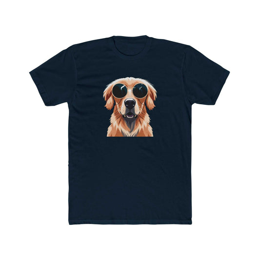 T-Shirt Cool Golden Retriever Crew Tee Travel Happy