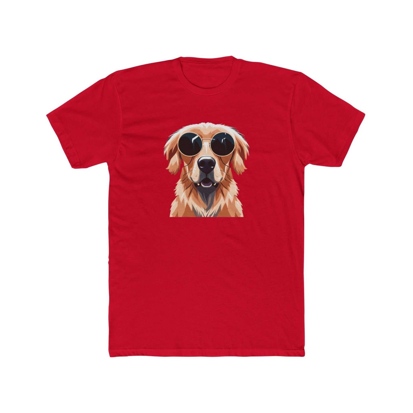 Cool Golden Retriever Crew Tee T-Shirt Travel Essentials Shop Travel Happy Travel Happy 