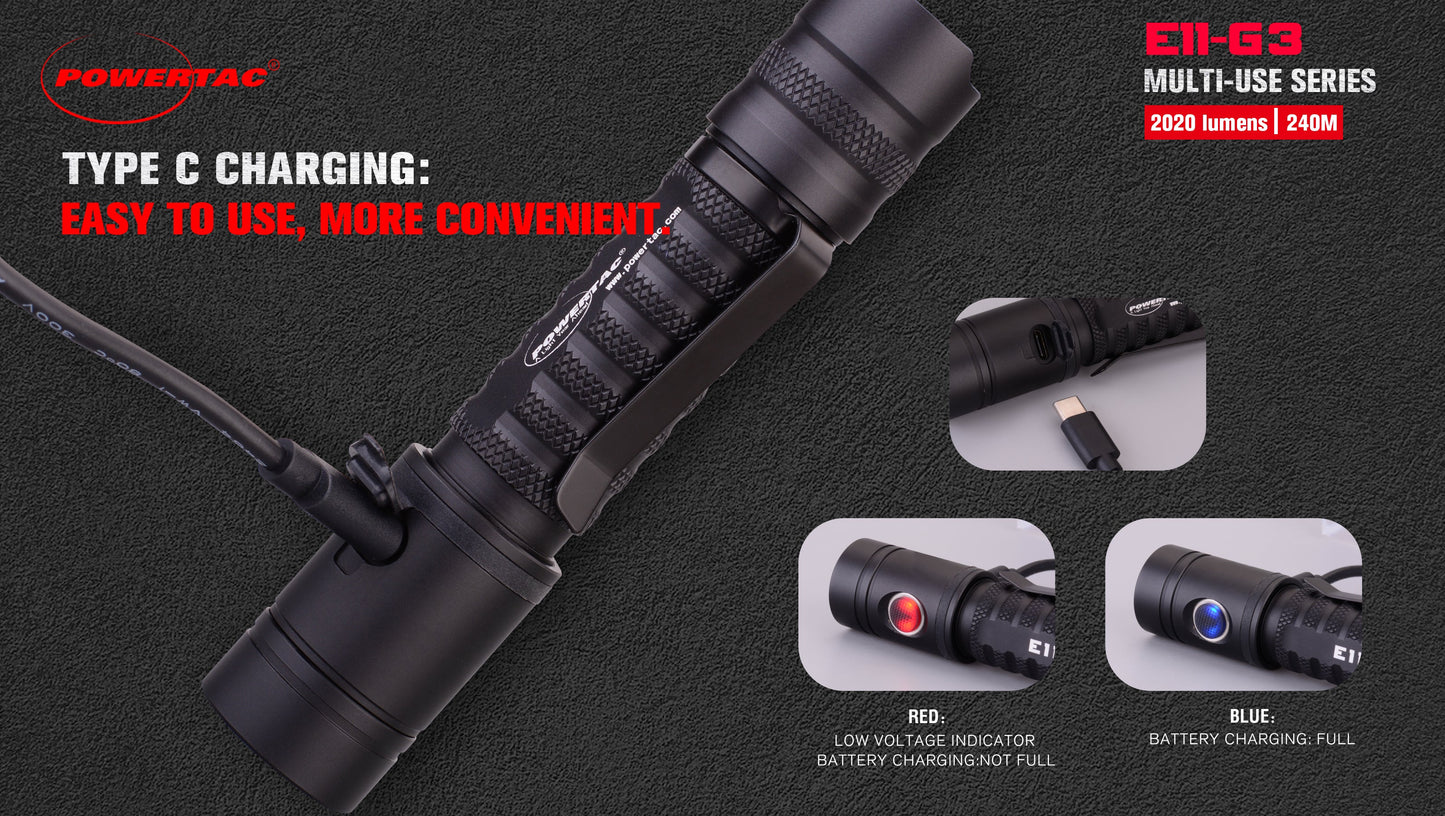 E11-Gen3 2020 Lumen Rechargeable EDC Flashlight-Best Selling EDC