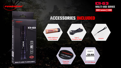 E11-Gen3 2020 Lumen Rechargeable EDC Flashlight-Best Selling EDC