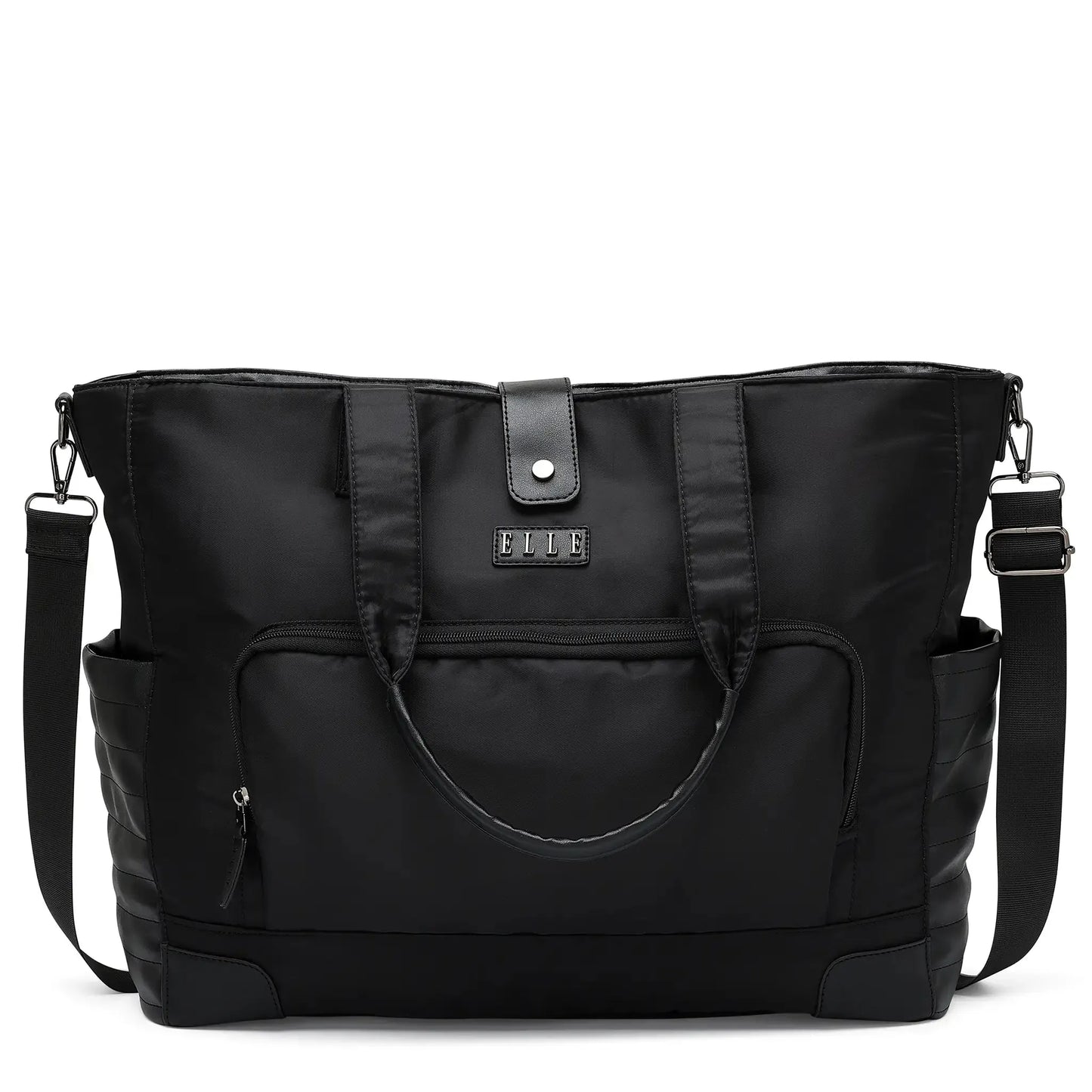 Voyage 25L Twill and Vegan Leather Weekender Tote Bag