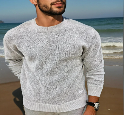 Half Moon Sweater (White Pepper)