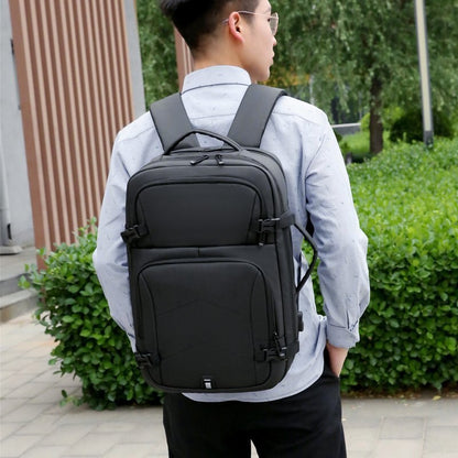 Men's Waterproof Laptop Backpack – Multifunctional Commuter Backbag