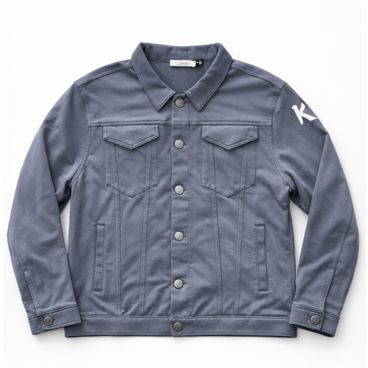 Kinetix Warrior Kanji Men's Cotton Jacket - Fossil Gray