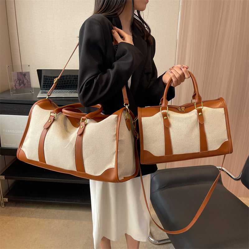 Large Capacity Travel Tote Bag for Women - Portable and Stylish Travel Essentials Shop Travel Happy Travel Happy 