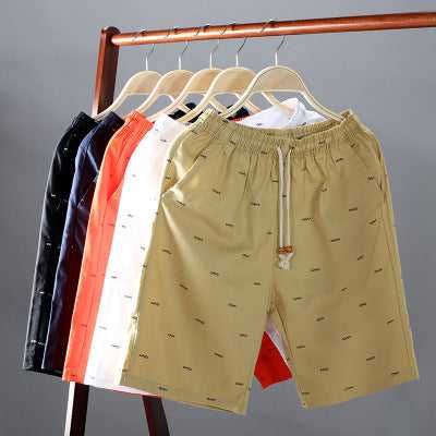 Men’s Beach Shorts - Quick-Dry Swim Trunks with Adjustable Drawstring Travel Happy Men's Travel Wear