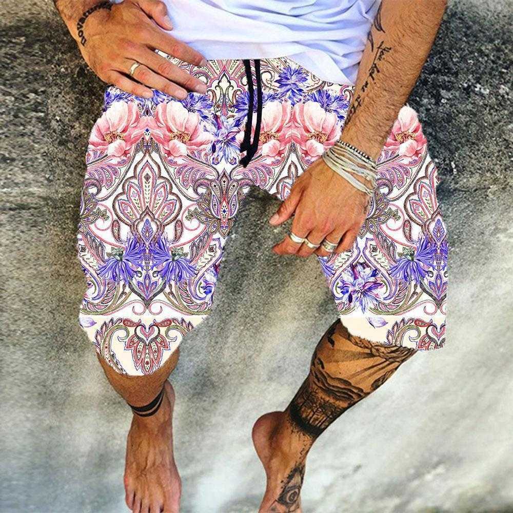 Men’s Printed Loose Casual Tether Shorts men's clothing Travel Essentials Shop Travel Happy Travel Happy 