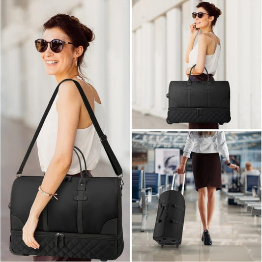 Bolsa de viaje plegable convertible con ruedas UrbanFlex