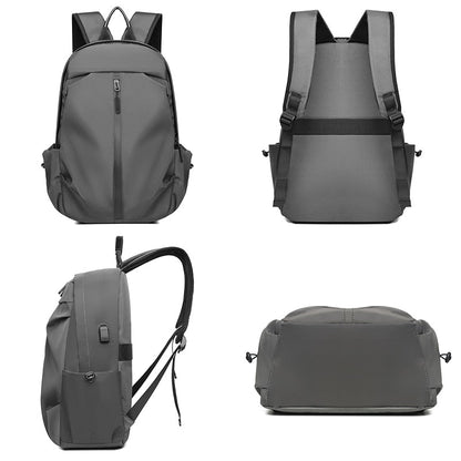 Men's Fashion Travel Backpack with USB Charging Port
