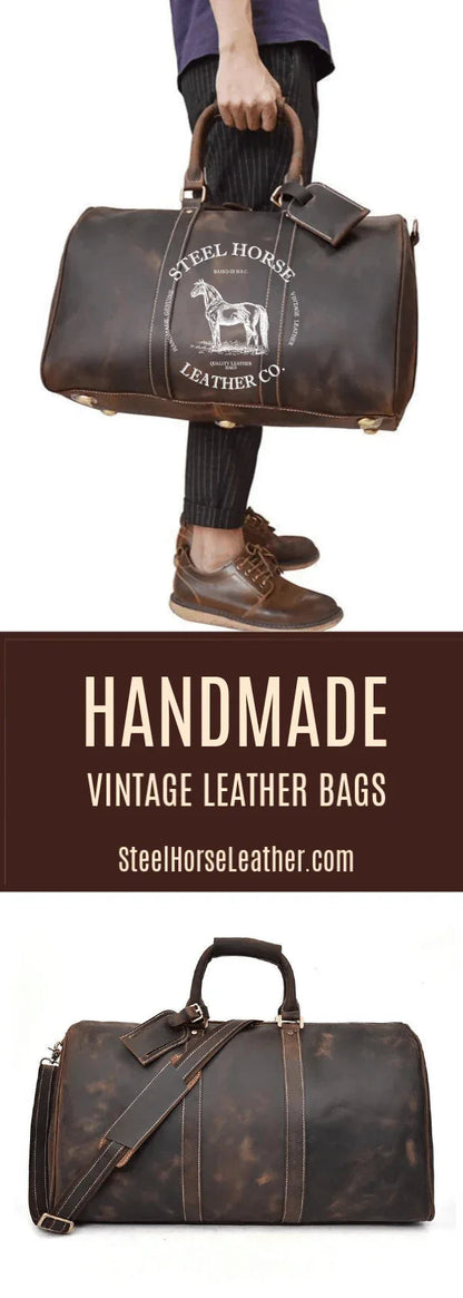 The Bjarke Weekender | Handcrafted Leather Duffle Bag