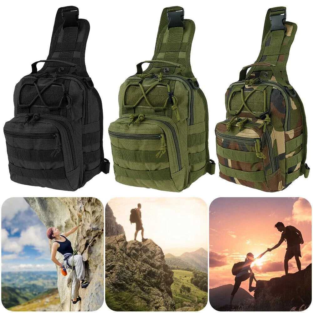 TrekForce Tactical Sling Backpack Travel Essentials Shop Travel Happy Travel Happy 