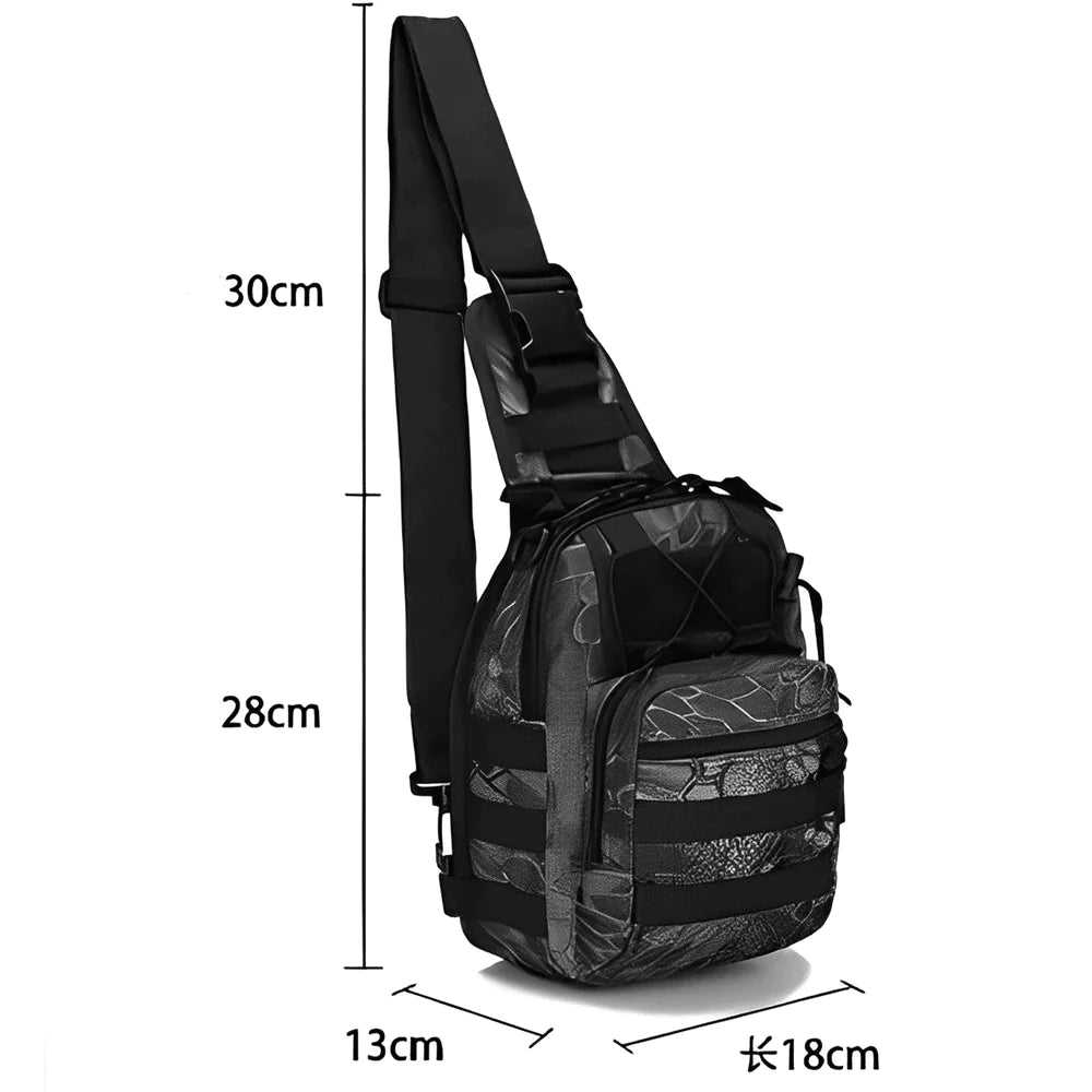 TrekForce Tactical Sling Backpack Travel Essentials Shop Travel Happy Travel Happy 