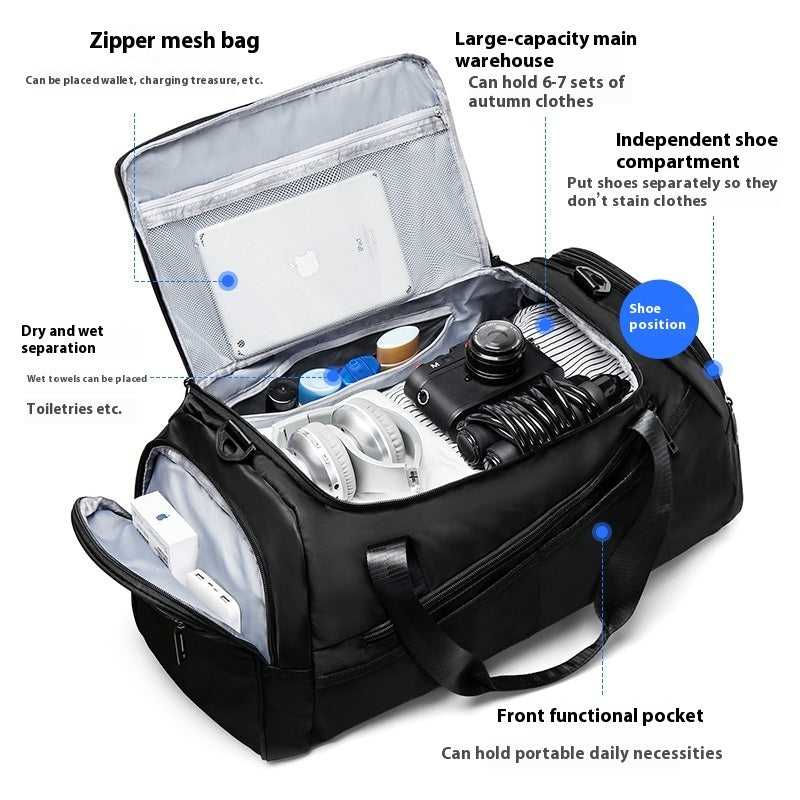 VersaSport Pro Travel and Fitness Bag Luggage Travel Essentials Shop Travel Happy Travel Happy 