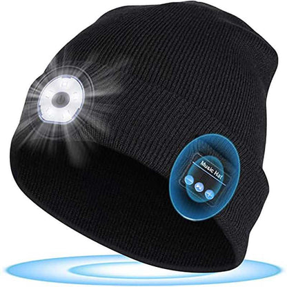 Wireless Night Run Earphone Beanie Hats Travel Happy Travel Happy 