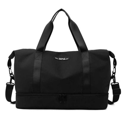 Women's Gym & Weekender Bag Waterproof Travel Duffle with Shoe Compartment Luggage Travel Essentials Shop Travel Happy Travel Happy 