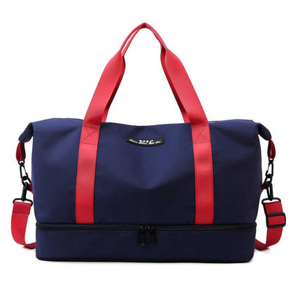 Women's Gym & Weekender Bag Waterproof Travel Duffle with Shoe Compartment Luggage Travel Essentials Shop Travel Happy Travel Happy 