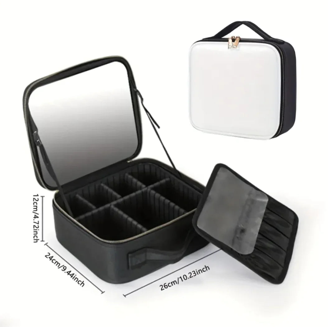Mobile Vanity Case with 4K LED Mirror