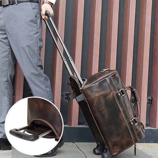  Executive Leather Travel Luggage  1
