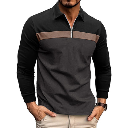 The Classic Luxe Long-Sleeve Polo – Effortless Style in Every Color