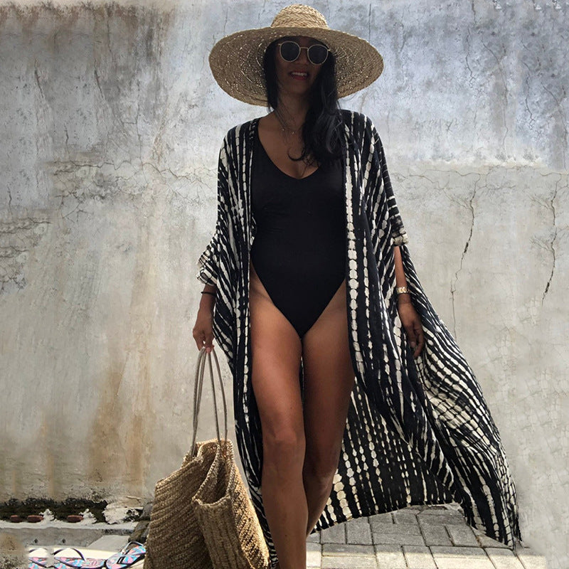 dress Women's Rayon Sun Protection Resort Cover Up Travel Happy Women's Travel Wear