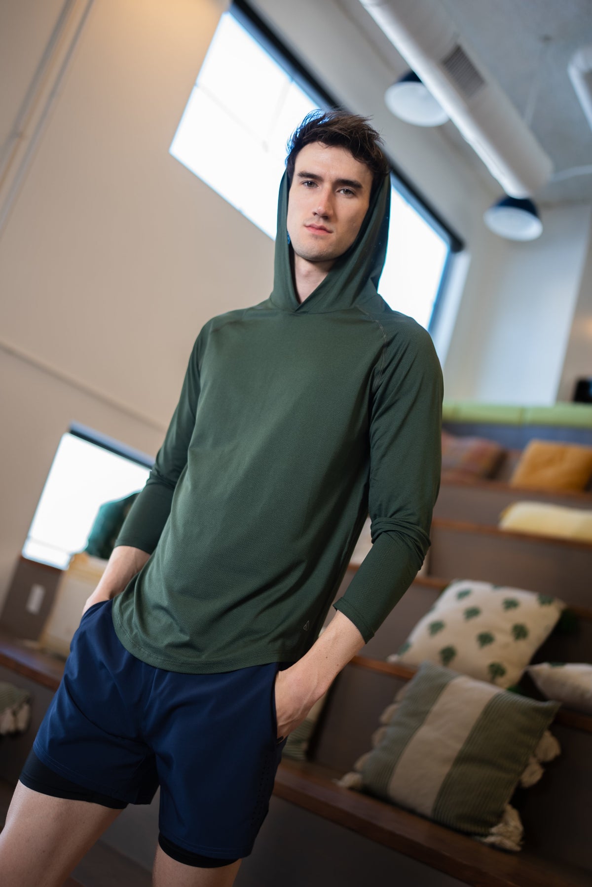 Alyth Active Brilliant V2 Men's Long-Sleeve Hooded Top