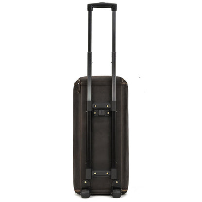 Executive Adventurer Leather Trolley Bag