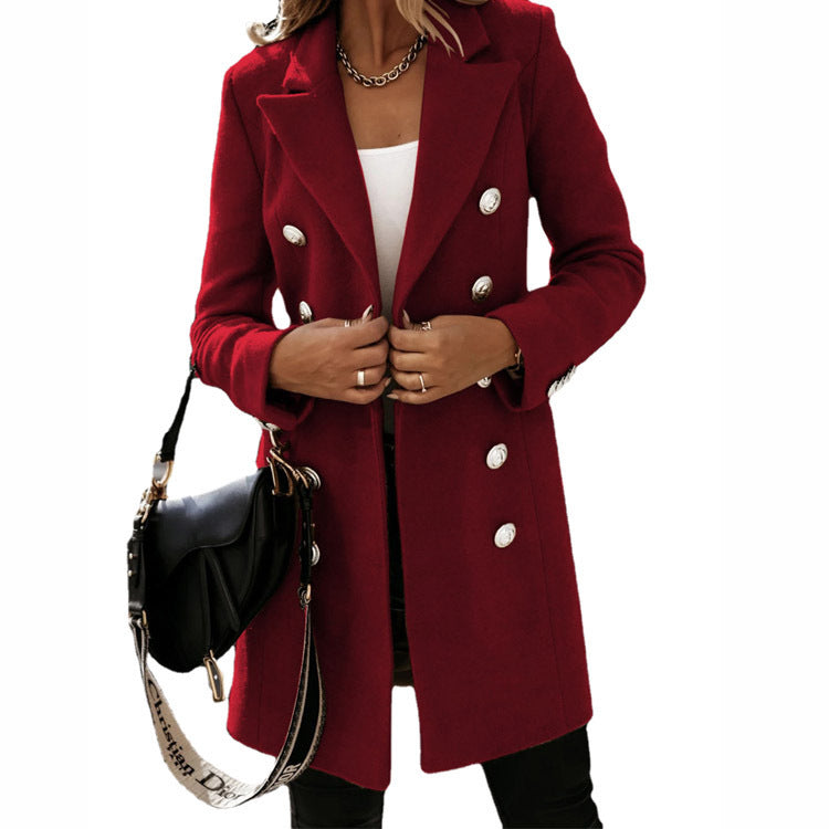 The Cozy Luxe Double-Breasted Coat