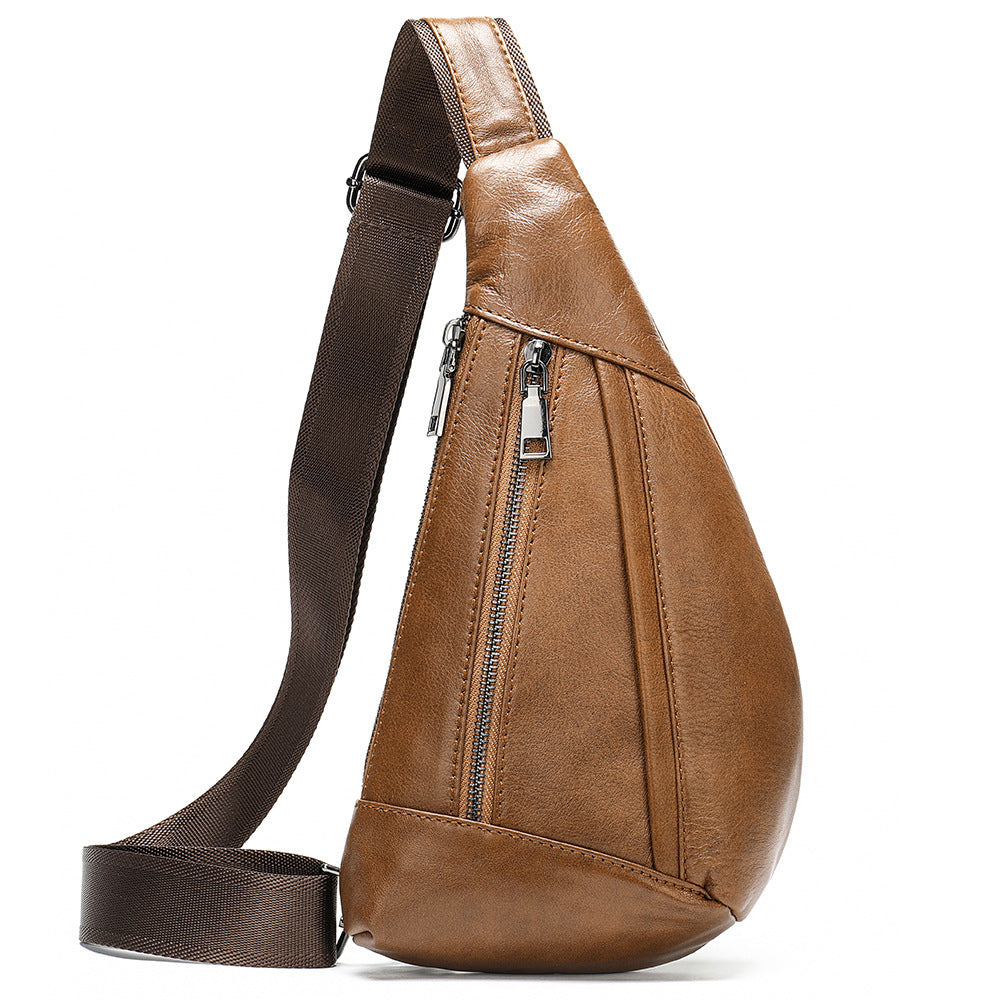 The Triad Leather Chest Bag