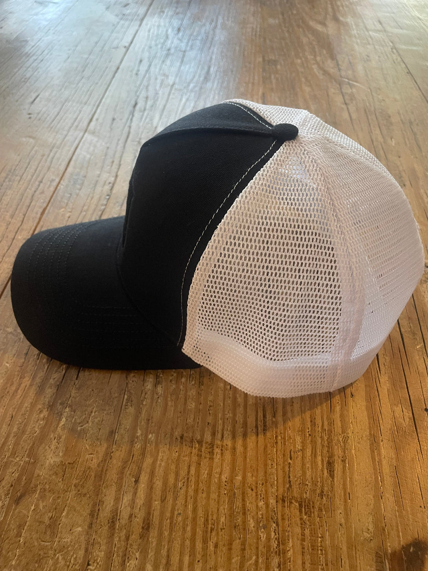 KX Palm Thunder Trucker Hat (Black with White patch)