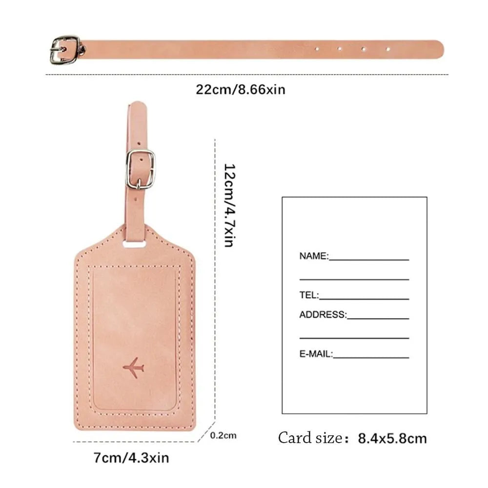 Leather Luggage Tag
