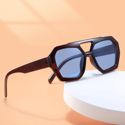 Festivals Retro Double Beam Sunglasses