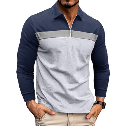 The Classic Luxe Long-Sleeve Polo – Effortless Style in Every Color