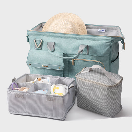 3-in-1 Weekender Diaper Bag – Large-Capacity Travel Tote for Parents