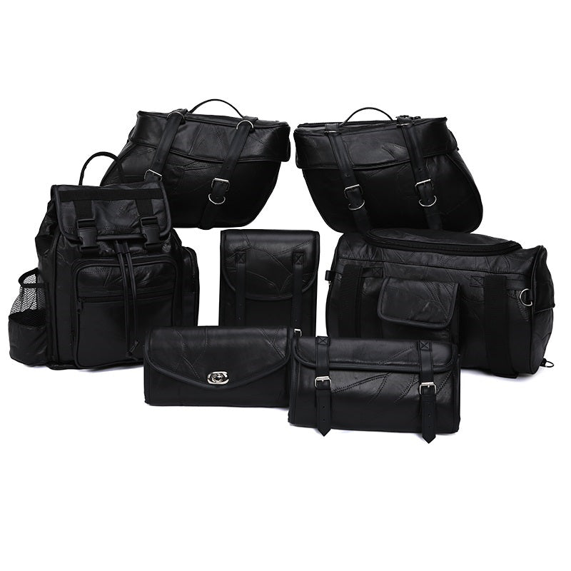 9-Piece Motorcycle Luggage Set – Touring Saddle Bag Bundle