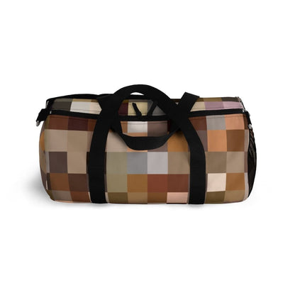 Custom-Print Carry-On Duffel – Brown Multicolor
