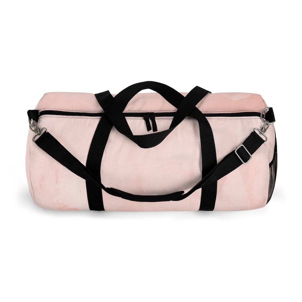 Custom-Print Carry-On Duffel – Peach Marble
