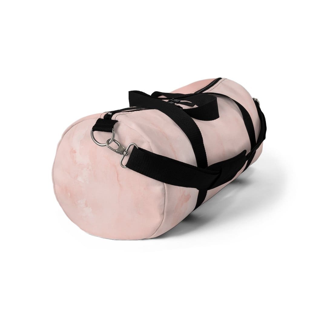 Custom-Print Carry-On Duffel – Peach Marble