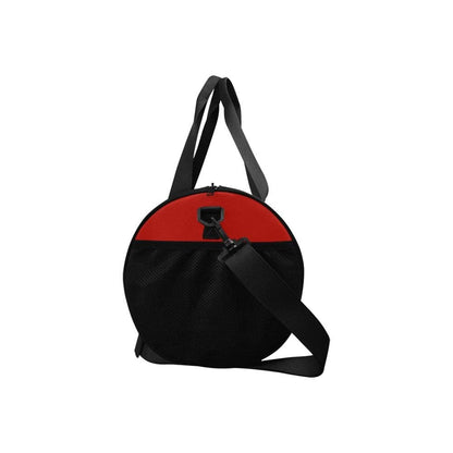 Custom-Print Carry-On Duffel – Solid Red
