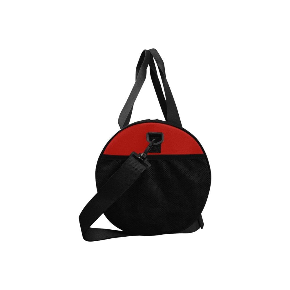 Custom-Print Carry-On Duffel – Solid Red