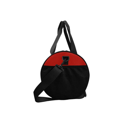 Custom-Print Carry-On Duffel – Solid Red