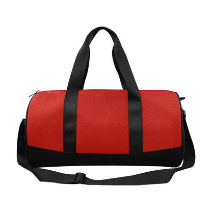 Custom-Print Carry-On Duffel – Solid Red