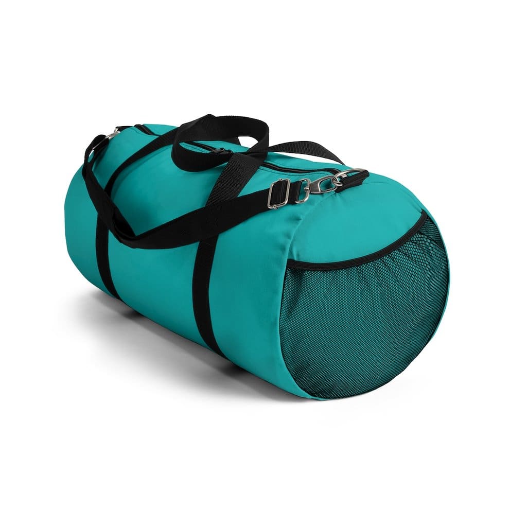 Custom-Print Carry-On Duffel – Teal Green