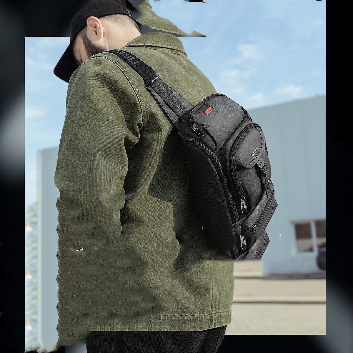 Men's Tactical Waterproof Crossbody Shoulder Bag