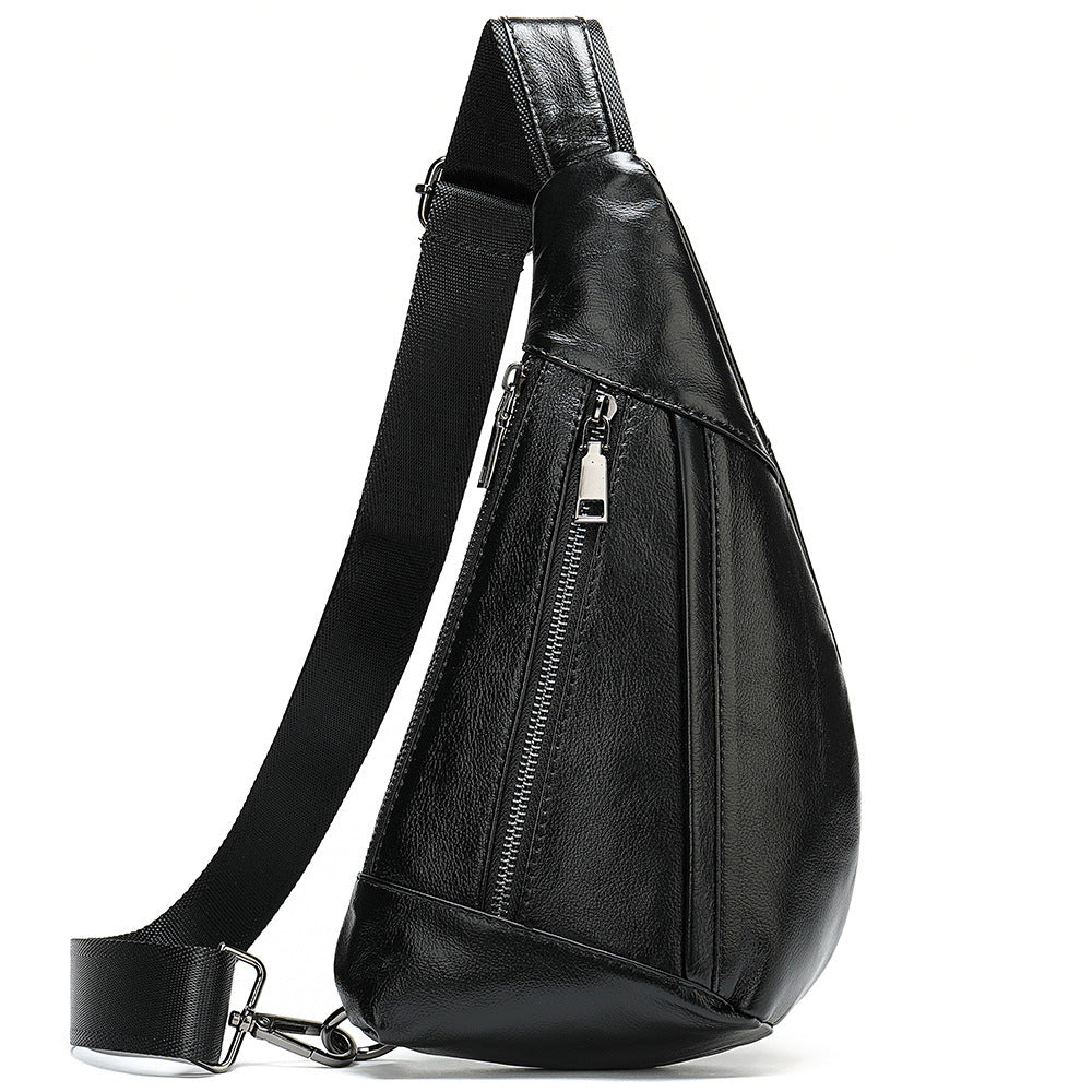 The Triad Leather Chest Bag