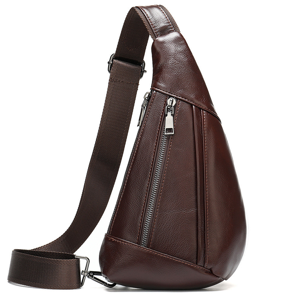 The Triad Leather Chest Bag