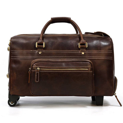  Executive Leather Travel Luggage play