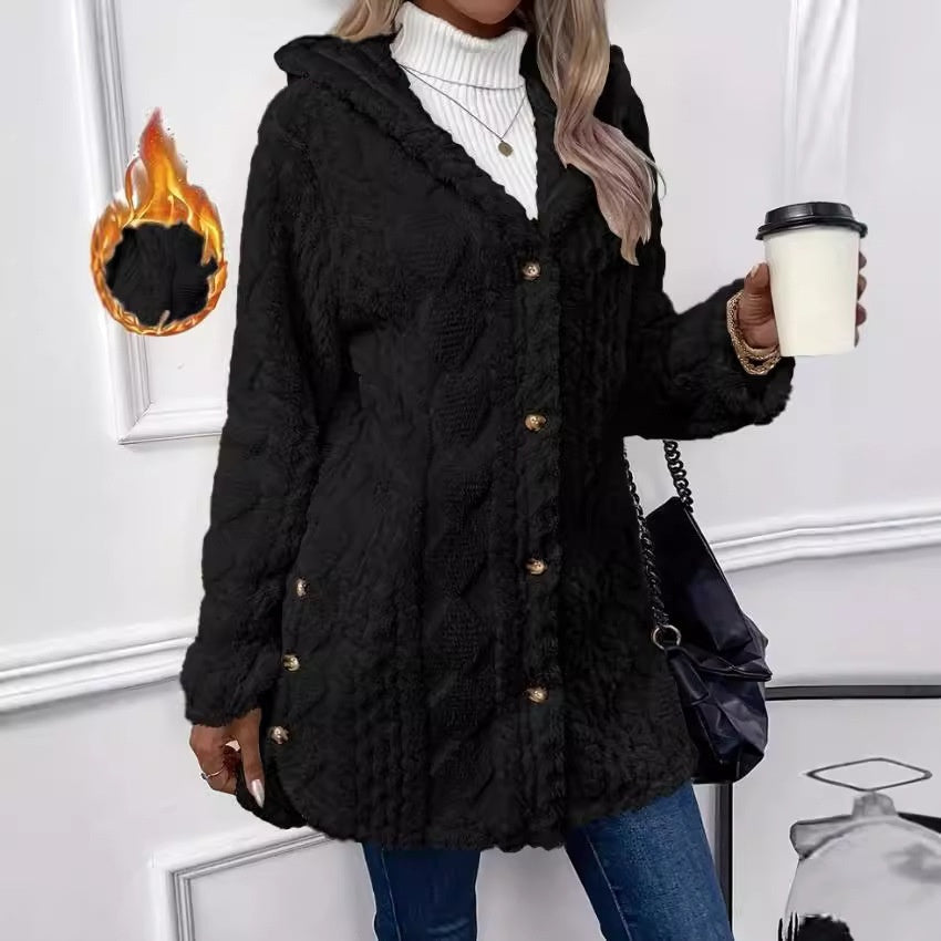 Chic Snugger Hooded Coat