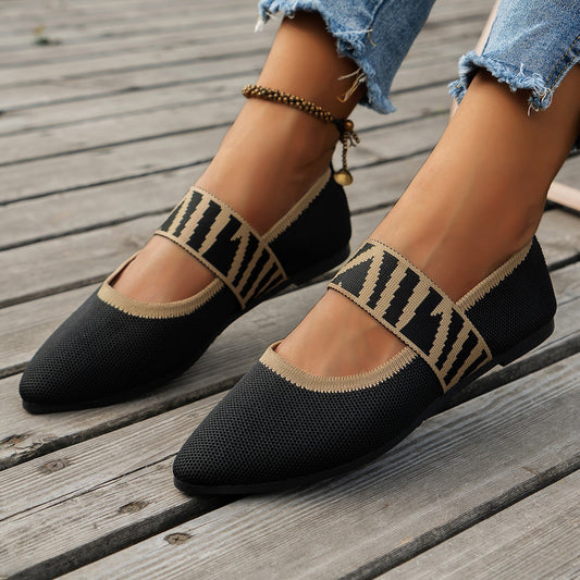 The Striped Stroll Loafers – Effortless Elegance for Everyday Wear Travel Happy Women's Travel Wear