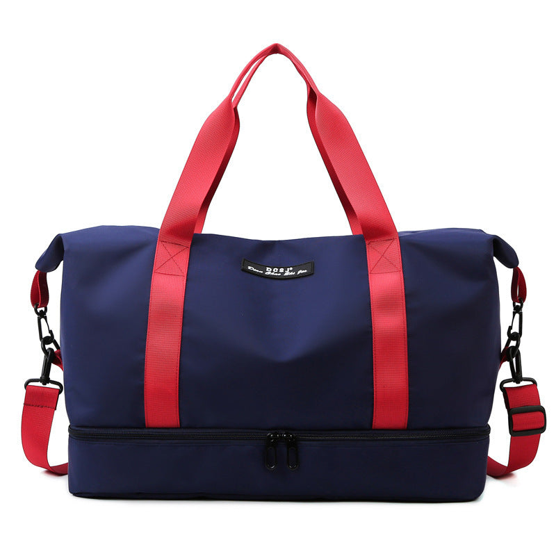 Women's Gym & Weekender Bag Waterproof Travel Duffle with Shoe Compartment